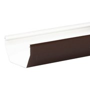 Amerimax Home Products Contemporary Gutter, 10 ft L, 5 in W, Vinyl, Brown T1573